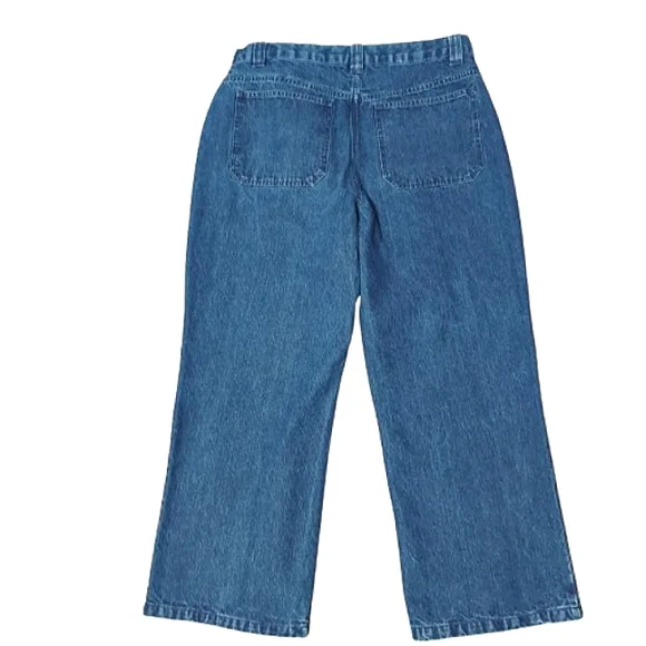 Tommy Hilfiger 90's Button Fly Ankle Sailor Jeans 12 Vintage Y2k Nautical - Picture 6 of 12